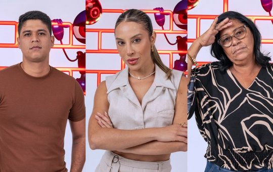 BBB 25: Após eliminação de Vinicius, novo paredão é formado com Delma, Guilherme e Renata