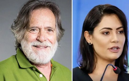 Michelle Bolsonaro entra com processo contra José de Abreu, que ironiza: 'Sinto-me privilegiado'