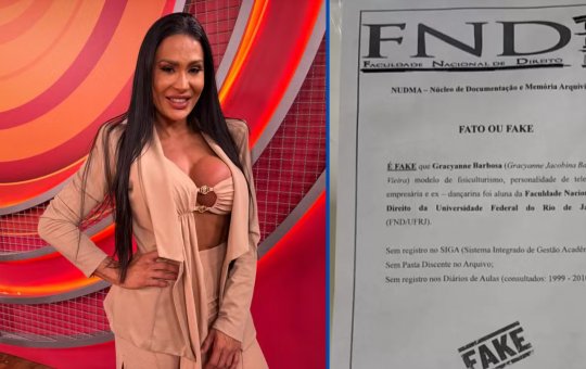 UFRJ desmente Gracyanne Barbosa e afirma que a modelo nunca cursou Direito na universidade