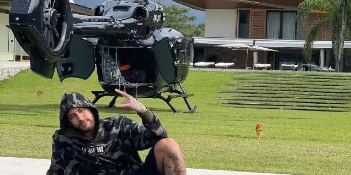 Anac proíbe Neymar de utilizar seu helicóptero por problemas de documentação