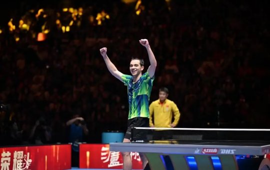 Histórico! Hugo Calderano é campeão do Mundo de Tênis de mesa