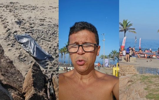 Vídeo viraliza após mostrar cadáver em praia do Rio de Janeiro sendo ignorado por banhistas