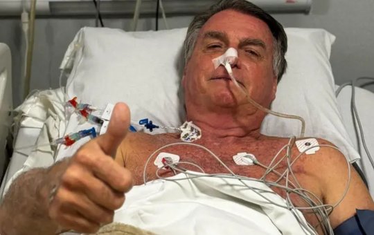 Bolsonaro começa a apresentar melhoras após cirurgia