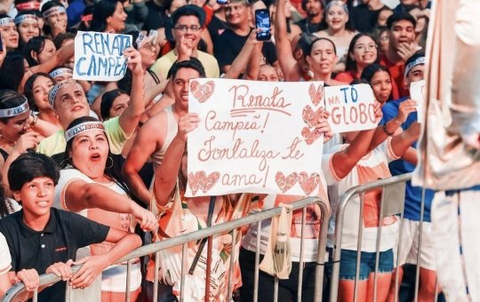 Telão é instalado em Fortaleza para cearenses acompanharem Renata na final do BBB25