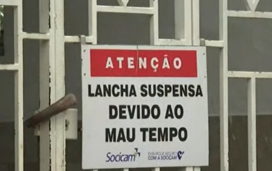 Travessia Salvador-Mar Grande é suspensa por conta das fortes chuvas