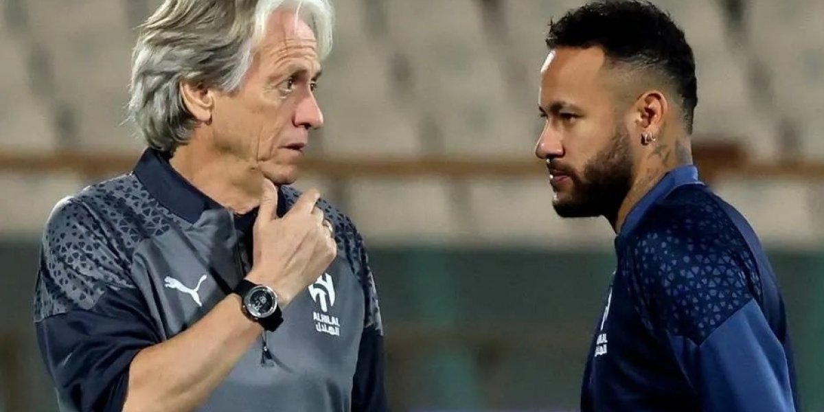 Jorge Jesus e Neymar trabalharam juntos e se desentederam do Al-Hilal, da Arábia Saudita