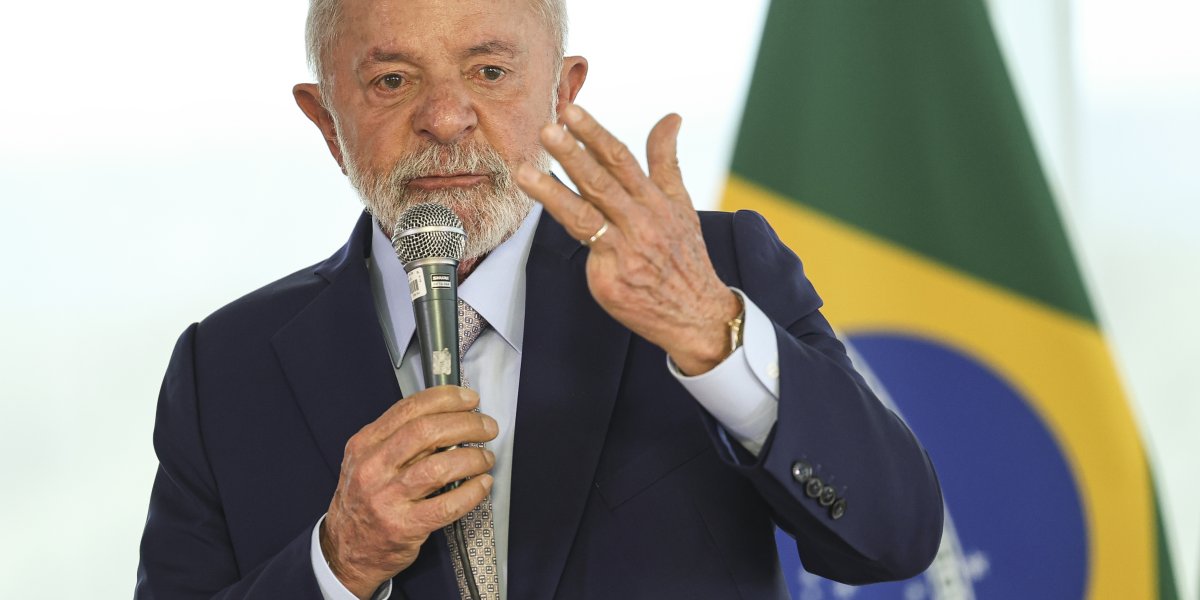 O presidente Luiz Inácio Lula da Silva durante cerimônia de sanção de projetos de lei: O primeiro projeto (PL 370/2024) é sobre violência com uso da inteligência artificial