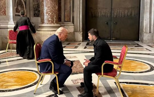 Trump e Zelenskyy se encontram antes do funeral do Papa Francisco no Vaticano