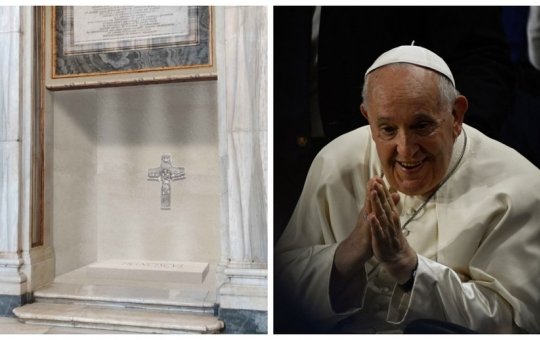 Papa Francisco é sepultado em túmulo simples com pedra de origem familiar