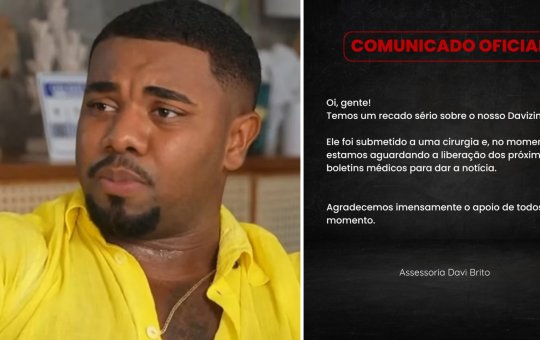 Davi Brito passa por cirurgia e equipe pede apoio dos fãs