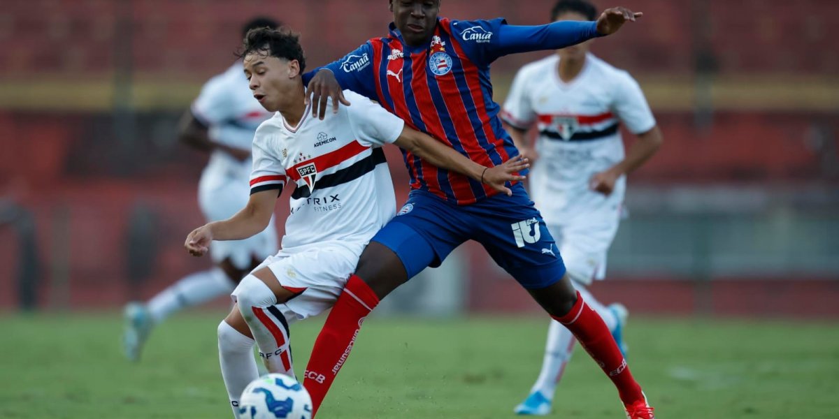 Bahia vence São Paulo e garante vaga inédita na final da Copa do Brasil Sub-17