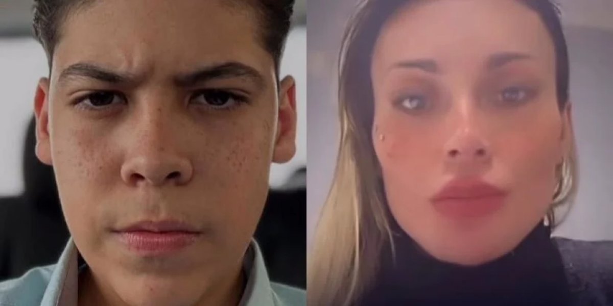 Miguel Oliveira, mais conhecido como "Pastor Mirim" e Andressa Urach