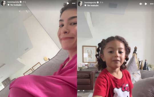 Liz Improta encanta e pede a Lore uma irmã: 'Vai se chamar Lili'