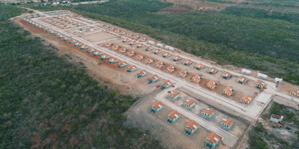 Vila no assentamento Nova Esperança