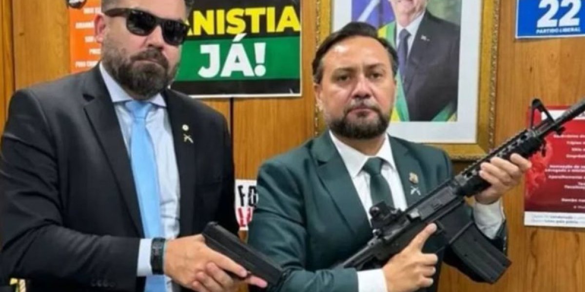 Deputado aciona Câmara para apreensão de armas levadas por colega ao gabinete