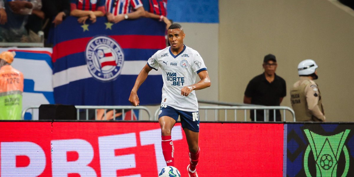 Erick durante partida entre Bahia e Botafogo