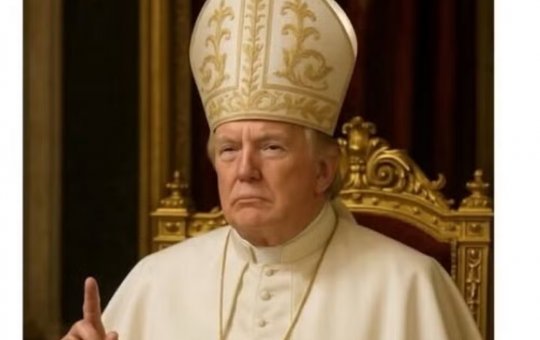 Trump vestido de papa gera revolta entre líderes católicos: “Não zombe de nós”