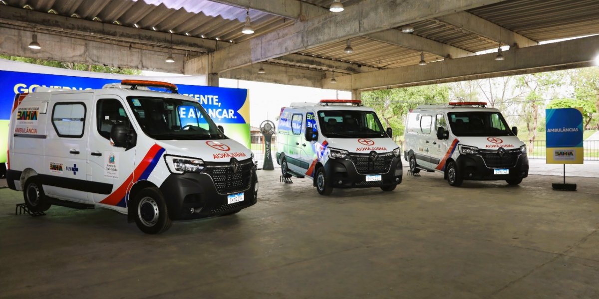 Novas ambulâncias entregues ao estado da Bahia