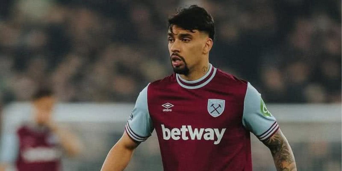 Paquetá em jogo do Whest Ham