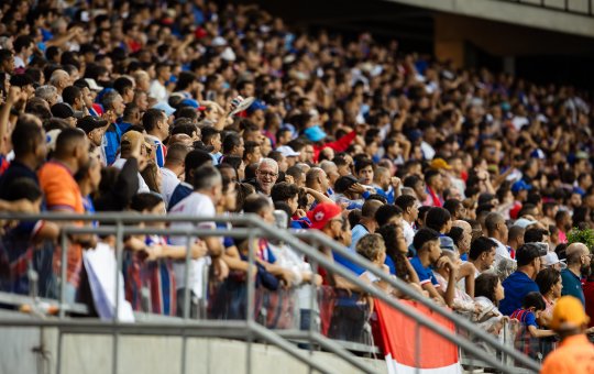 Média de público do Bahia em 2025 é de mais de 31 mil pessoas