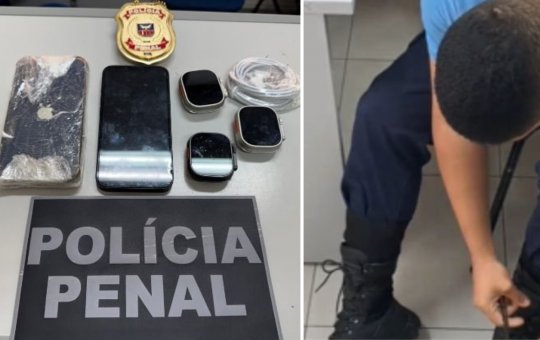 Monitor de ressocialização é preso ao tentar entrar com celular no presídio