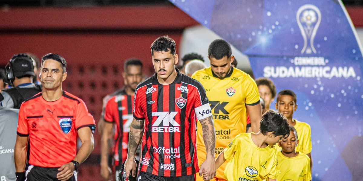 O Vitória está em terceiro lugar no Grupo B da Sul-Americana
