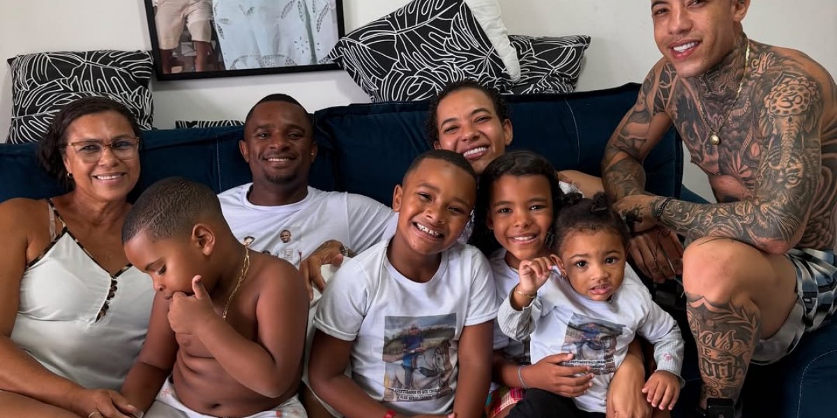 Franklin Reis em foto com família