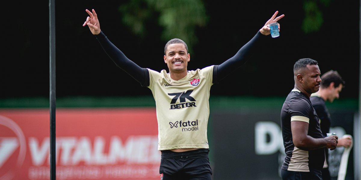 Janderson durante o treino