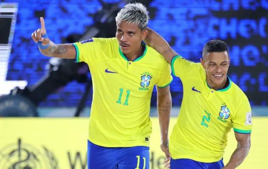 Grande duelo! Brasil enfrentará Portugal na semifinal da Copa do Mundo de Futebol de Areia