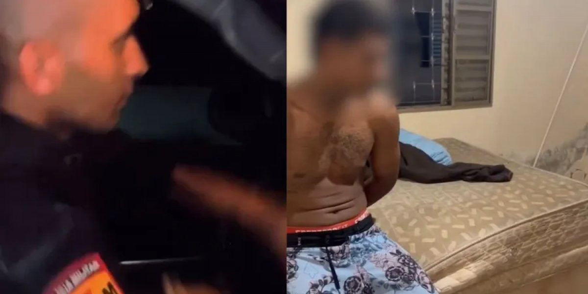 Policiais encontraram a farda que o suspeito utilizava