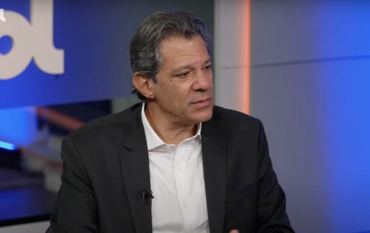 Haddad nega intenção de disputar a Presidência em 2026: 'Não estou pensando em eleição'