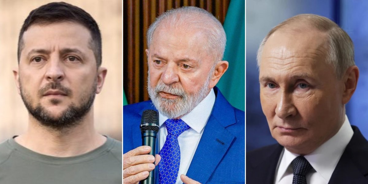 Putin, Zelensky e Lula devem se encontrar nesta quinta-feira (12)