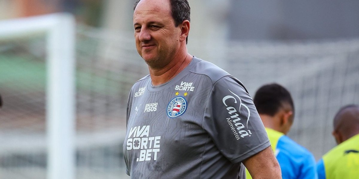 Rogério Ceni em treinamento do Bahia na Colômbia