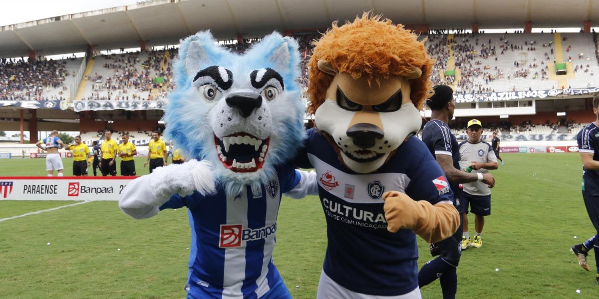 Mascote do Pyasandu (esquerda) e Remo (direita) (imagem: ilustrativa)