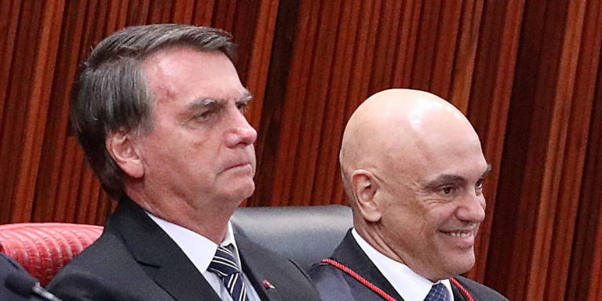 Jair Bolsonaro e Alexandre de Moraes