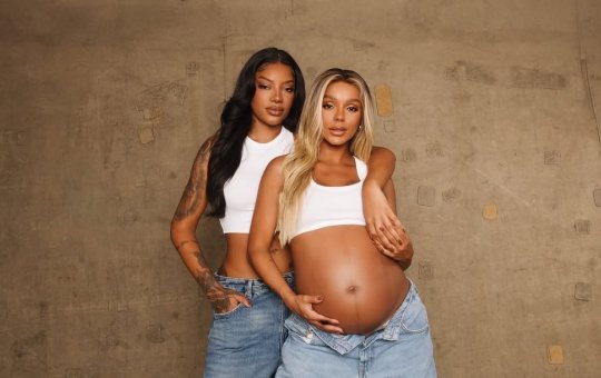 Nasce Zuri, primeira filha de Ludmilla e Brunna Gonçalves