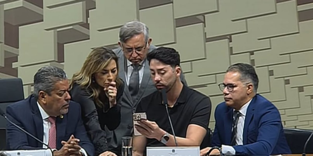 Rico Melquiades durante CPI das Bets