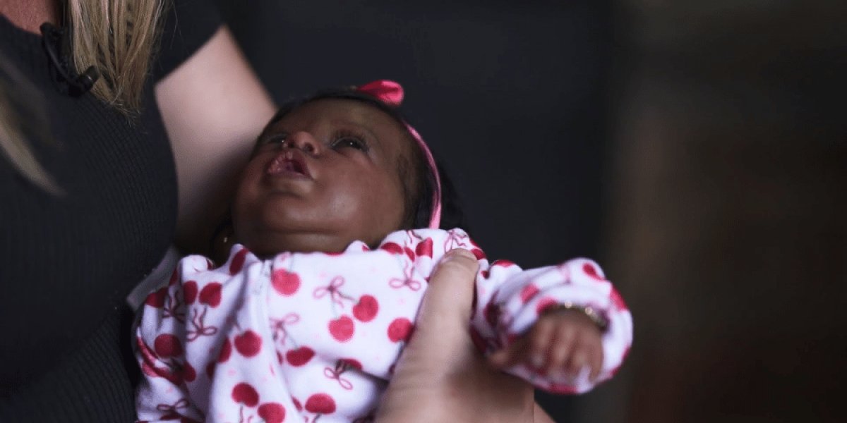 Mãe e "filha" bebê reborn