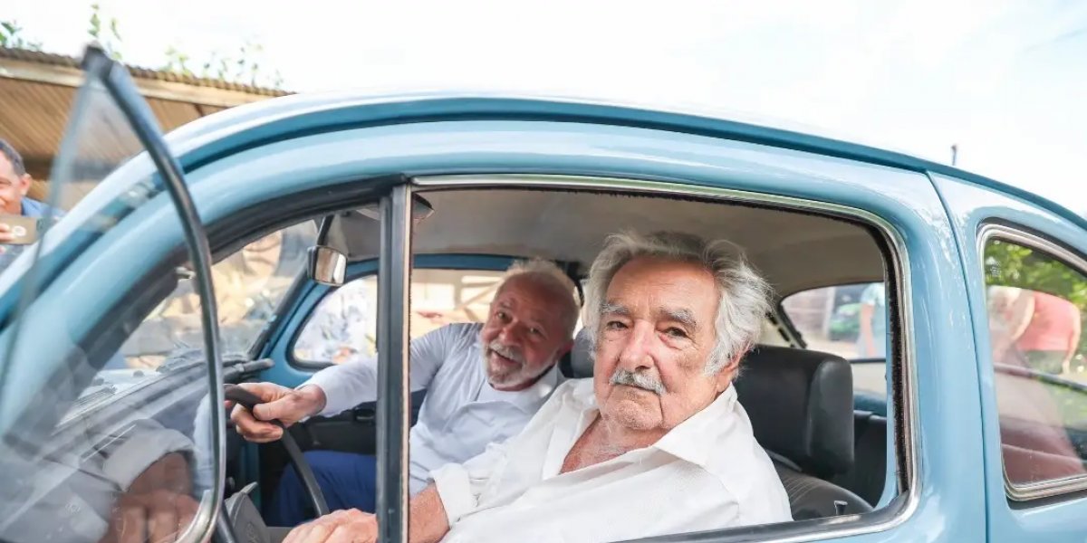 Lula e Pepe Mujica em foto