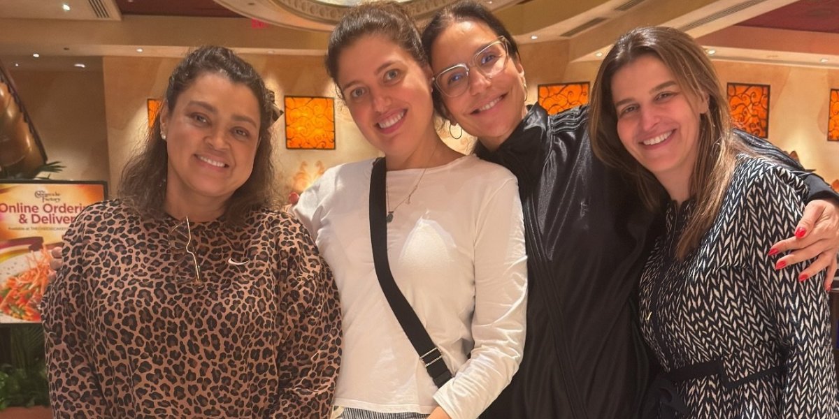 Preta Gil recebe visita de Ivete Sangalo durante tratamento nos EUA