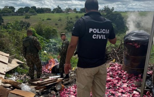 Operação apreende toneladas de explosivos e fogos ilegais no Recôncavo Baiano