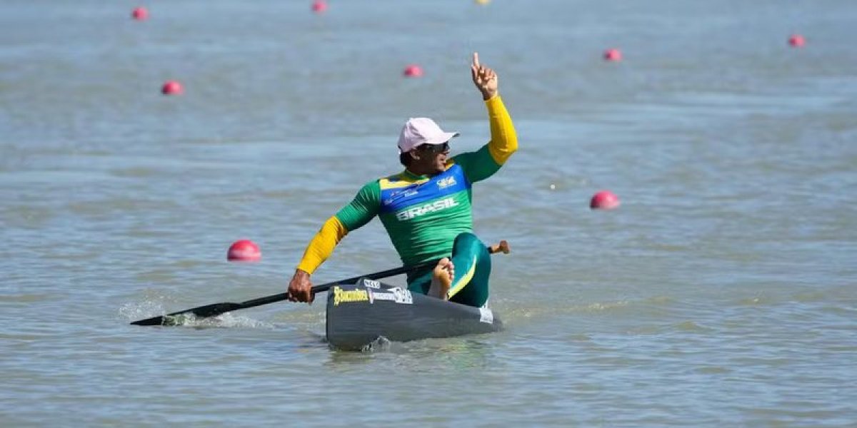 Isaquias na disputa dos 500 metros