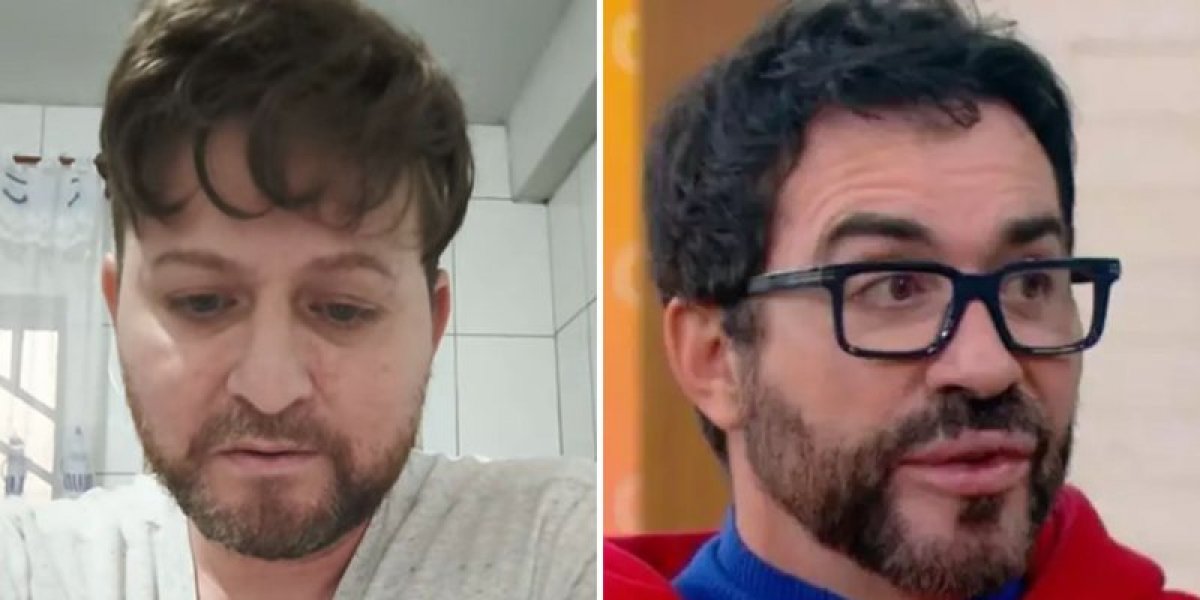 Jair (Esquerda) e Padre Fábio de Melo (direita)