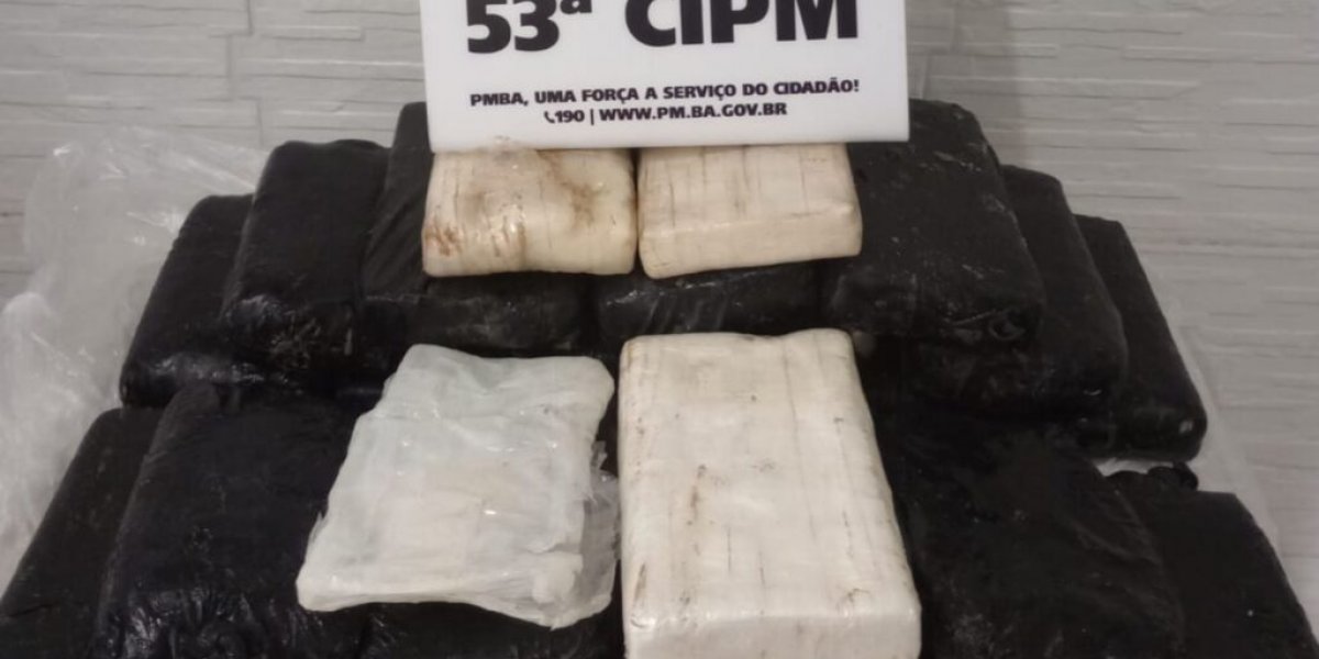 Drogas encontradas na praia