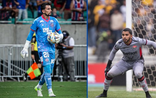 Critério define goleiros da dupla BAVI como os melhores do Brasileirão