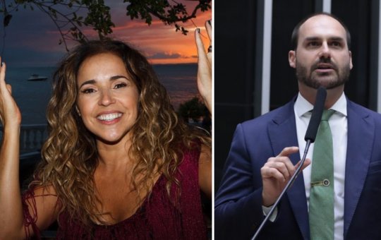 Daniela Mercury solicita ao STF celeridade em queixa-crime contra Eduardo Bolsonaro