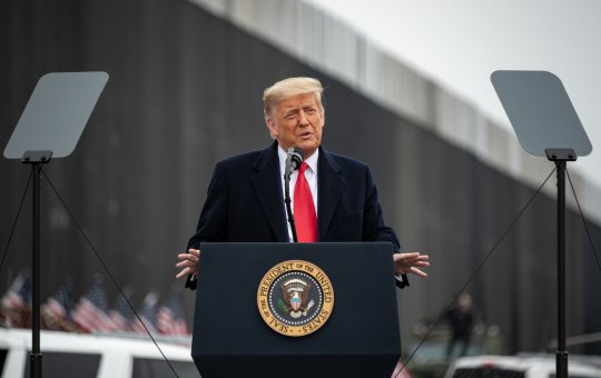 Donald Trump em discurso