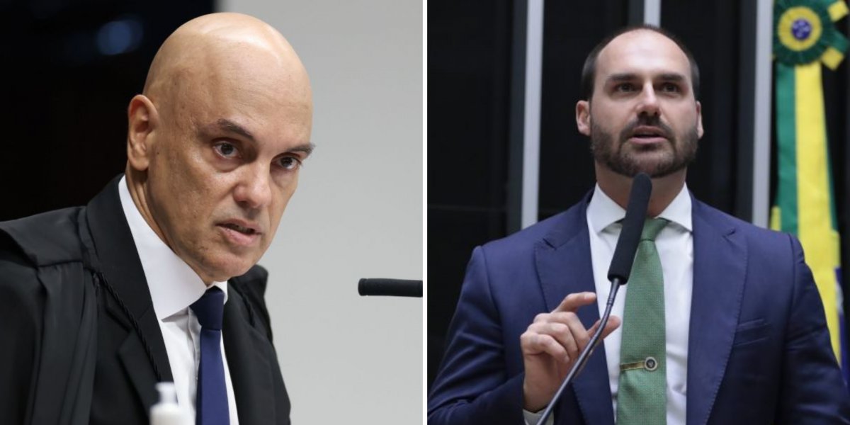 STF escala Moraes como relator de denúncia contra Eduardo Bolsonaro