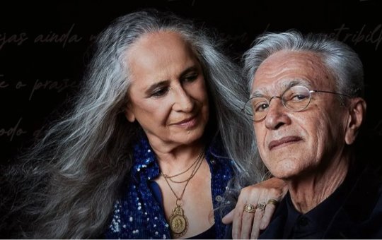 Caetano Veloso e Bethânia lançam álbum ao vivo da turnê