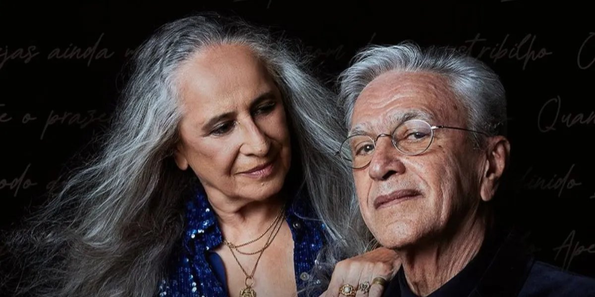 Os irmãos Maria Bethânia e Caetano Veloso